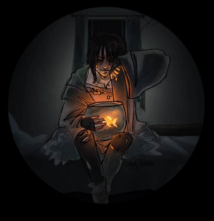 &quot;Cheerfull goldfish&quot; (2016)